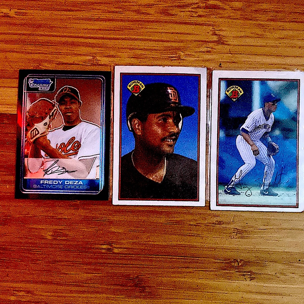 Bowmen base ball cards